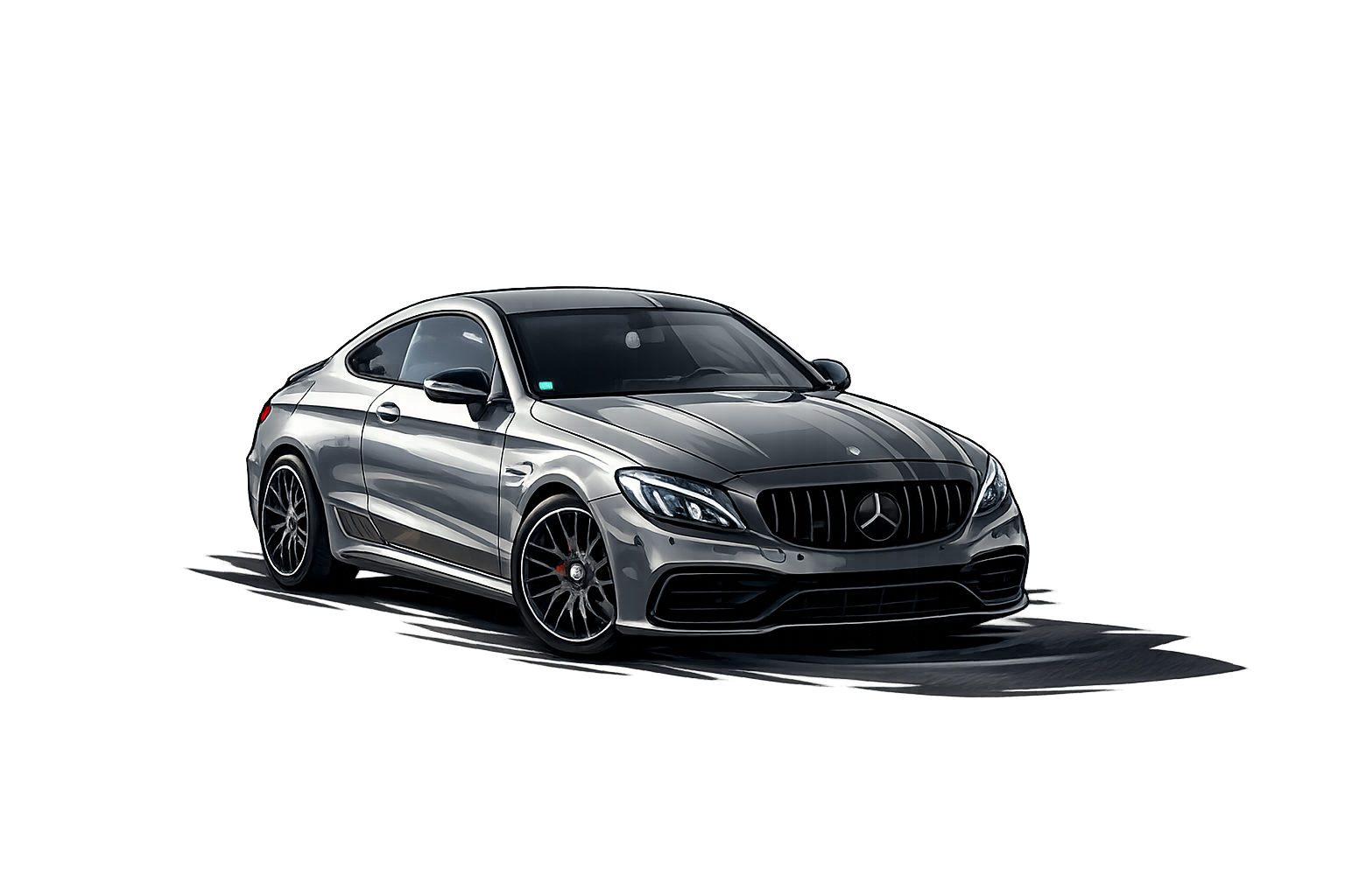 Mercedes C63 AMG der Excellence Autovermietung in Hagen